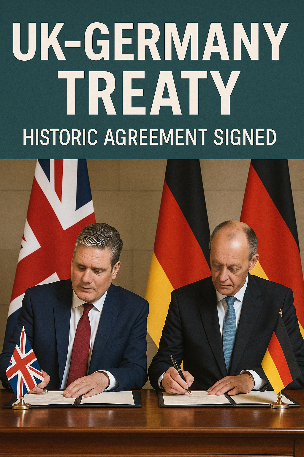 UK & Germany Sign Historic Bilateral Treaty