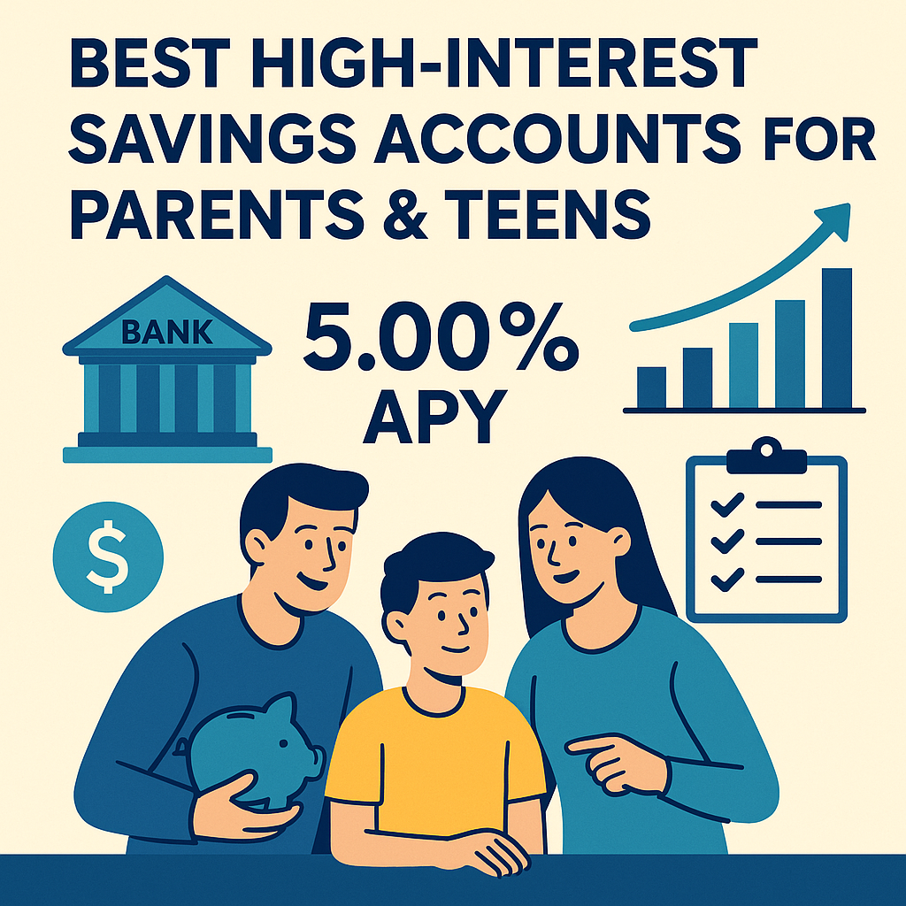 Best High‑Interest Savings Accounts for Parents & Teens in 2025